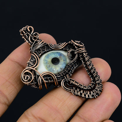Grey Eye Gemstone Pendant