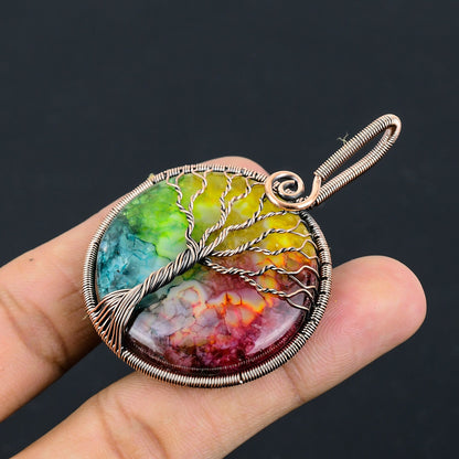 Rainbow Solar Quartz Gemstone Pendant