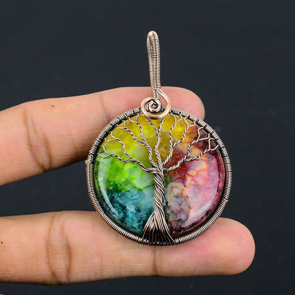Rainbow Solar Quartz Gemstone Pendant