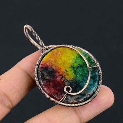 Rainbow Solar Quartz Gemstone Pendant