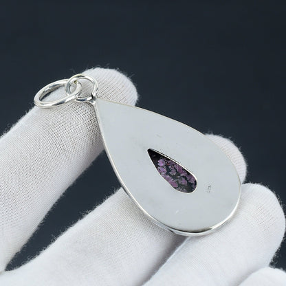 Pink Spiny Oyster Turquoise Gemstone Pendant