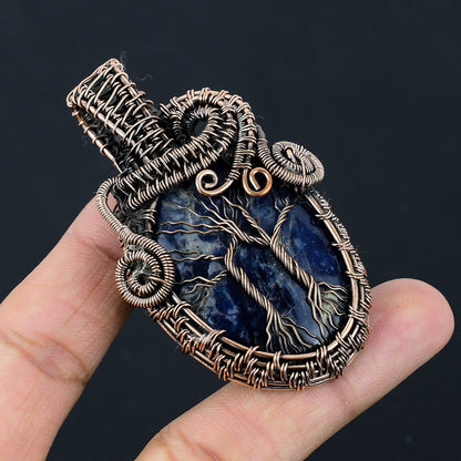 Blue Sodalite Gemstone Pendant