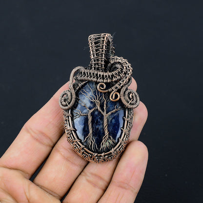 Blue Sodalite Gemstone Pendant