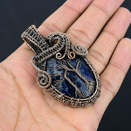 Blue Sodalite Gemstone Pendant