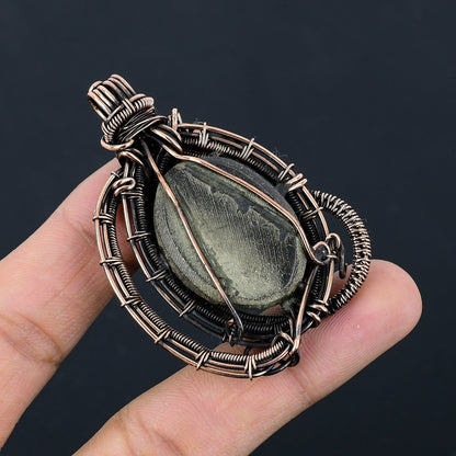 Golden Pyrite Gemstone Pendant