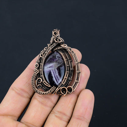 Purple Amethyst Gemstone Pendant
