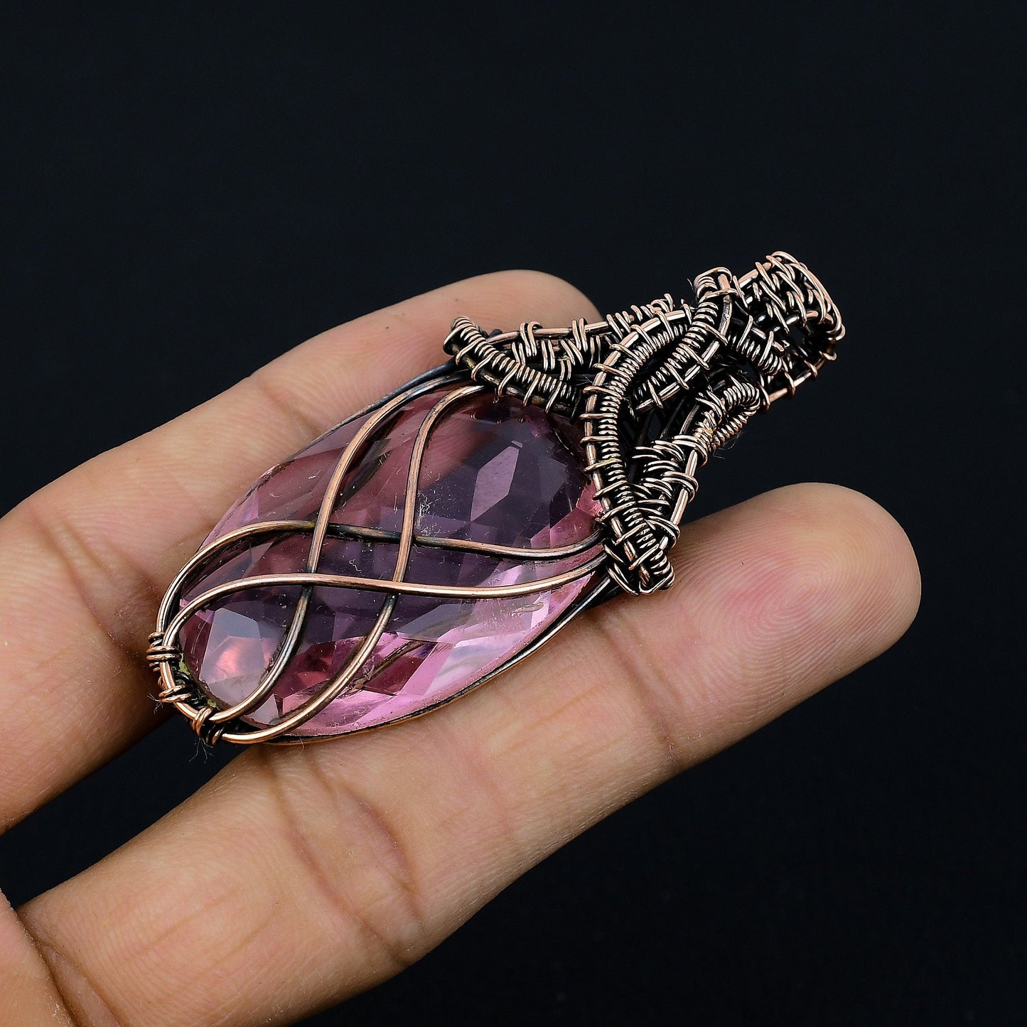 Pink Kunzite Gemstone Pendant