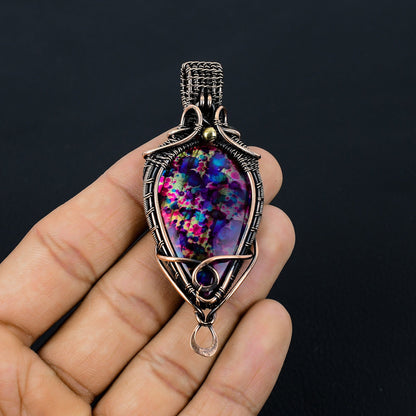 Multi-Color Labradorite Gemstone Pendant