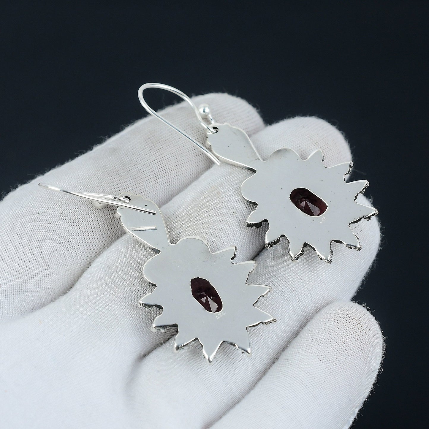 Pink Amethyst Gemstone Earrings