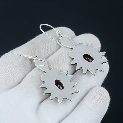 Pink Amethyst Gemstone Earrings