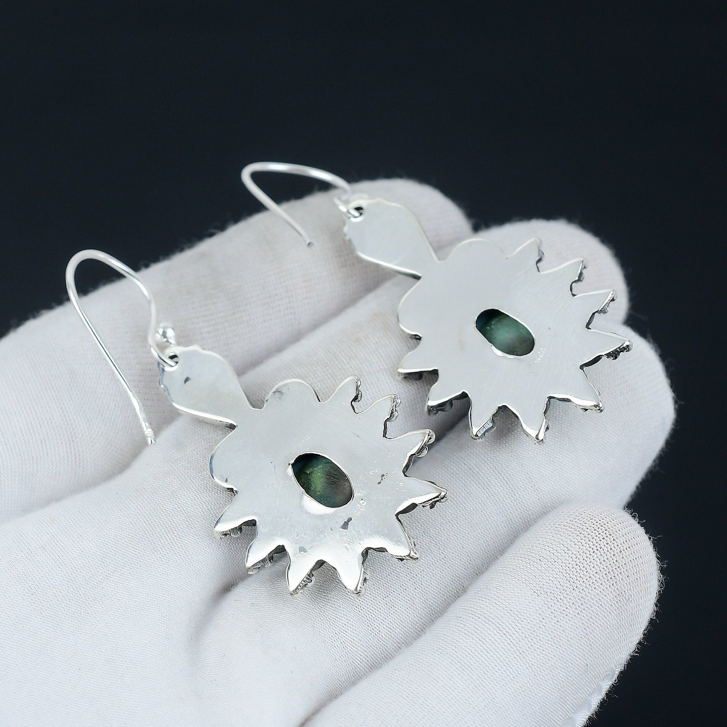 Blue Larimar Gemstone Earrings