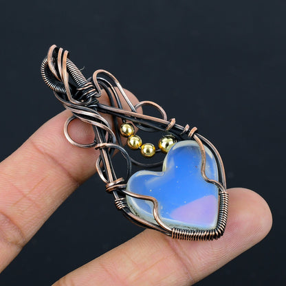 Milky White Opal Gemstone Pendant