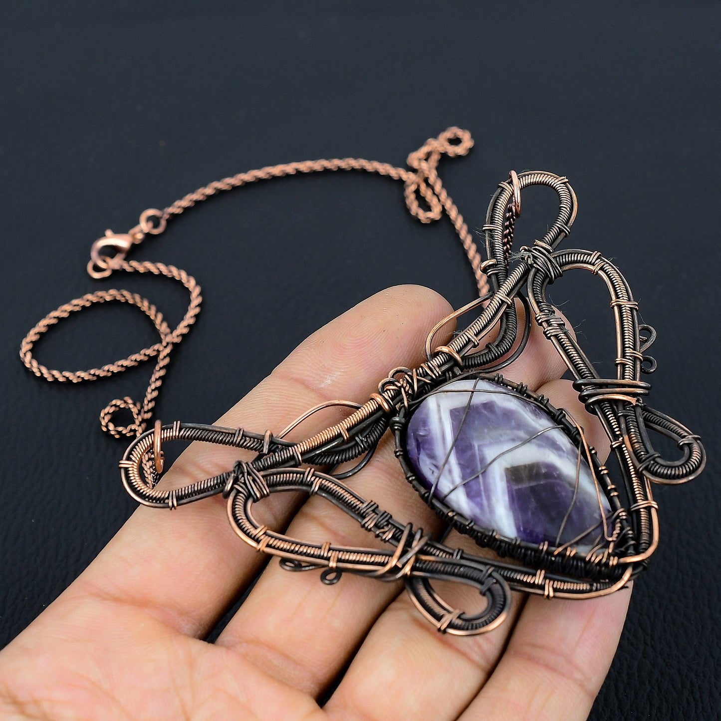 Purple Amethyst Gemstone Pendant