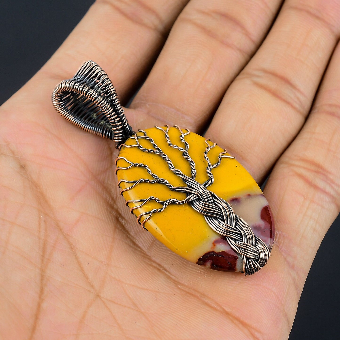 Multicolor Mookaite Gemstone Pendant