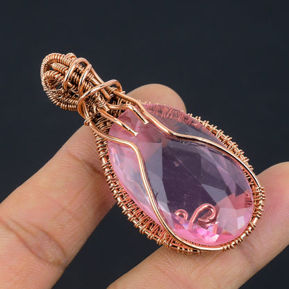 Pink Kunzite Gemstone Pendant