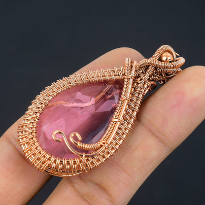 Pink Kunzite Gemstone Pendant