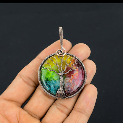 Rainbow Solar Quartz Gemstone Pendant