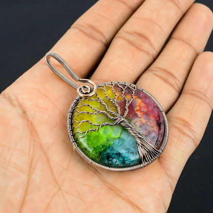 Rainbow Solar Quartz Gemstone Pendant
