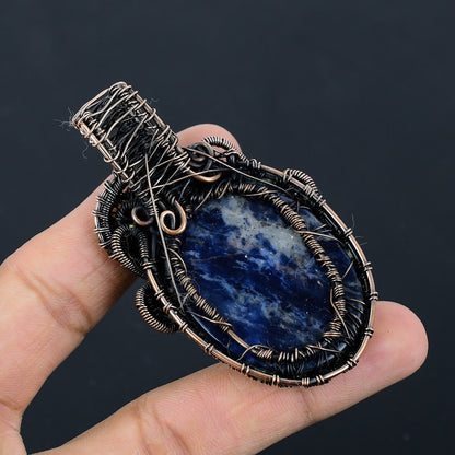 Blue Sodalite Gemstone Pendant