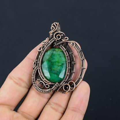Emerald Green Gemstone Pendant