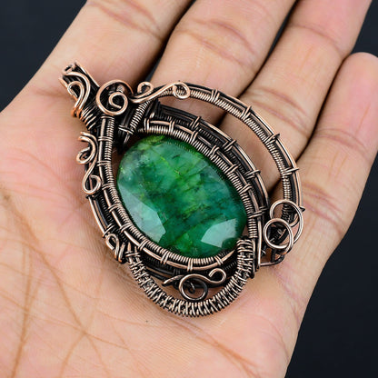 Emerald Green Gemstone Pendant