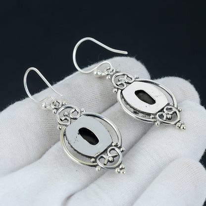 Black Onyx Gemstone Earrings