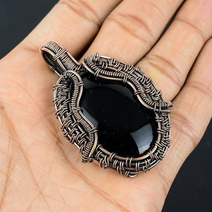 Black Onyx Gemstone Pendant