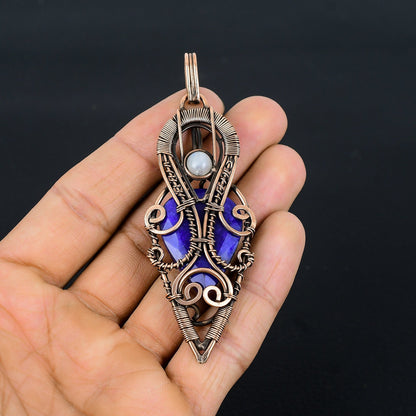 Blue Sapphire Gemstone Pendant