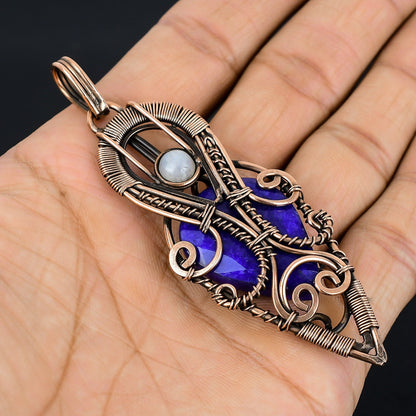 Blue Sapphire Gemstone Pendant