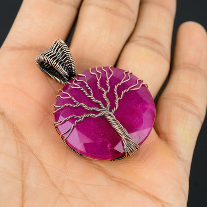 Kashmir Red Ruby Gemstone Pendant