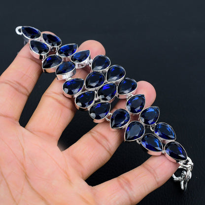Blue Sapphire Gemstone Bracelet