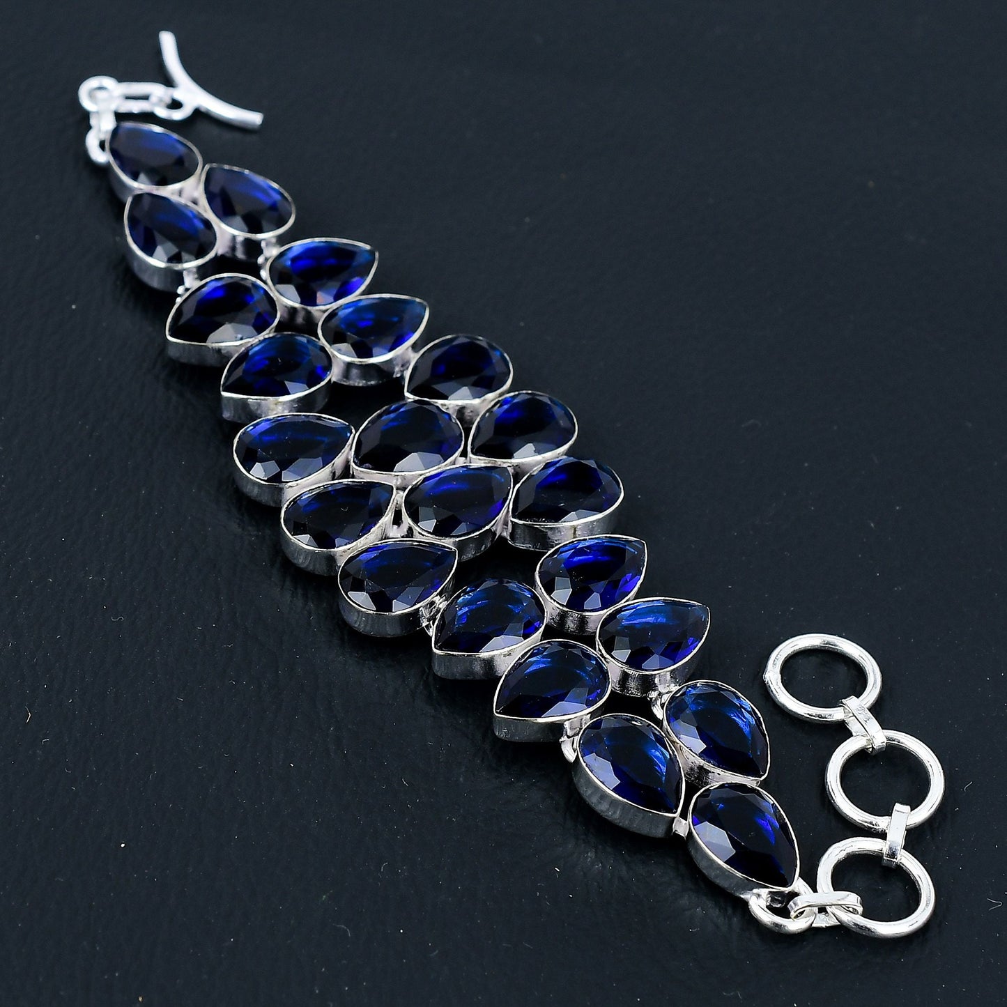 Blue Sapphire Gemstone Bracelet
