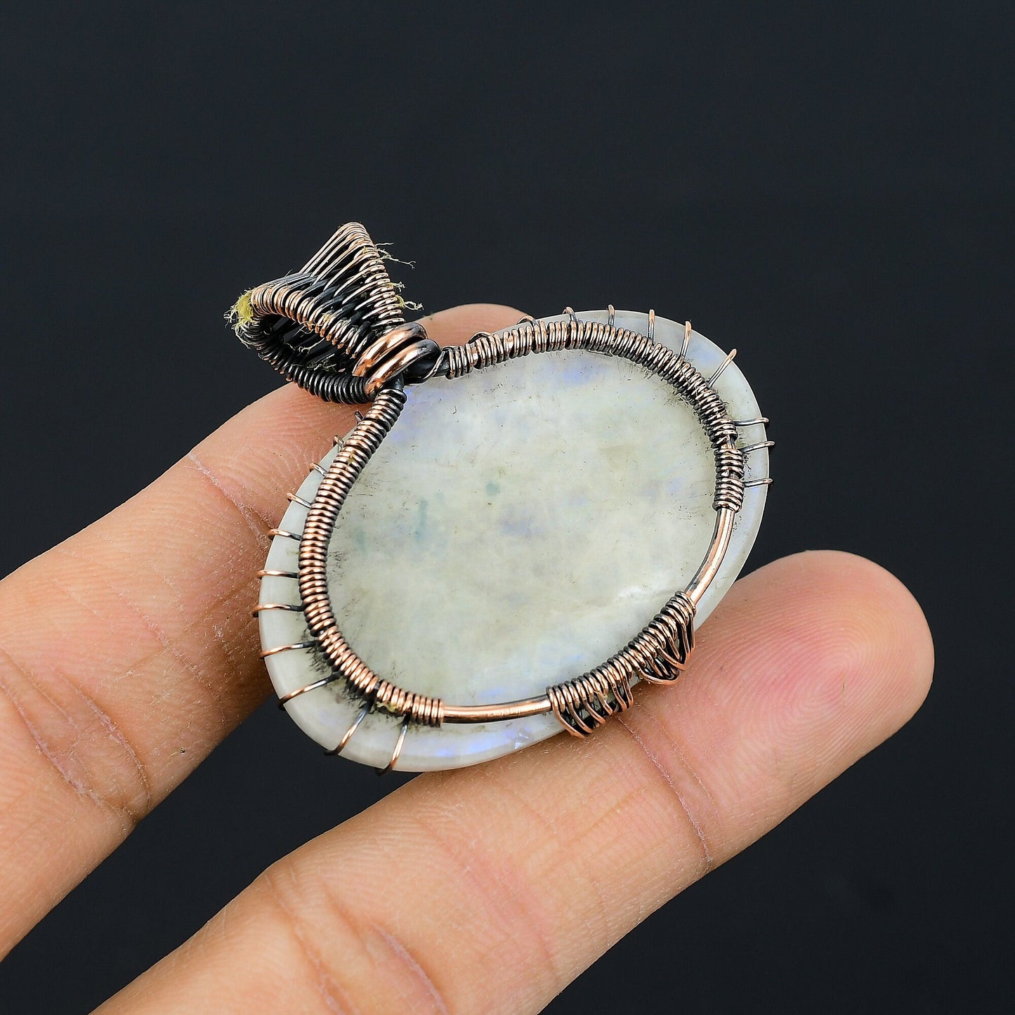 Rainbow Moonstone Gemstone Pendant