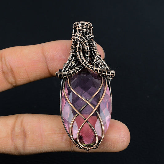 Pink Kunzite Gemstone Pendant
