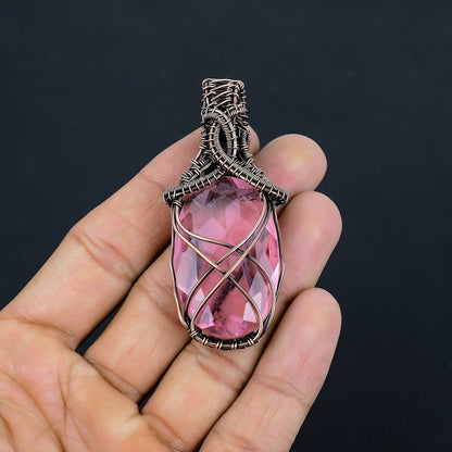 Pink Kunzite Gemstone Pendant