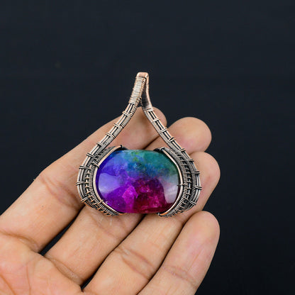 Rainbow Solar Quartz Gemstone Pendant