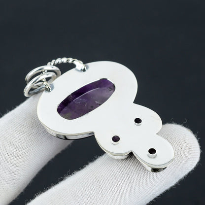 Purple Amethyst Gemstone Pendant