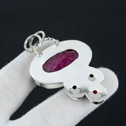 Red Garnet Gemstone Pendant