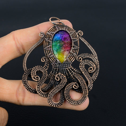 Rainbow Solar Quartz Gemstone Pendant