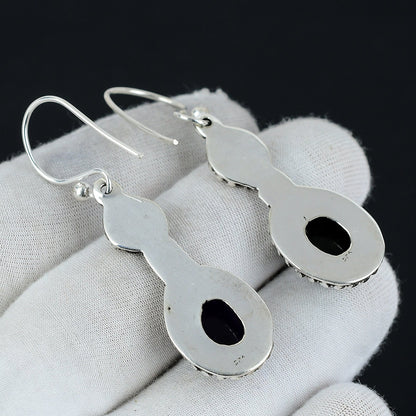 Black Onyx Gemstone Earrings