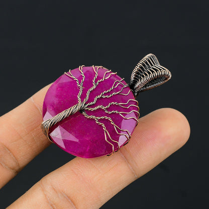 Kashmir Red Ruby Gemstone Pendant