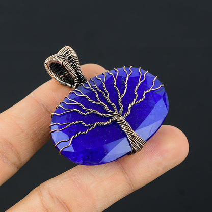 Blue Sapphire Gemstone Pendant