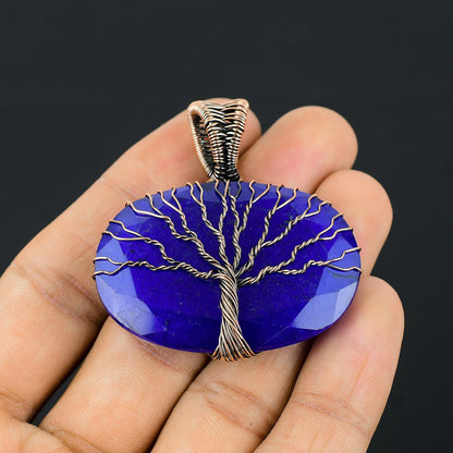 Blue Sapphire Gemstone Pendant