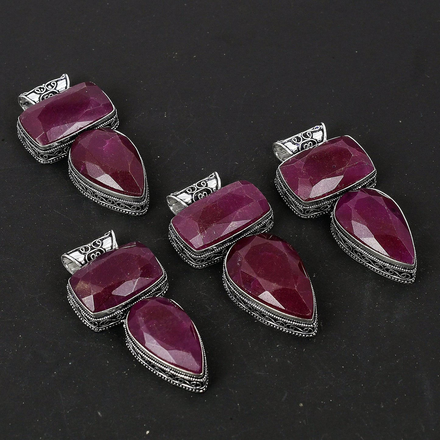 Red Ruby Gemstone Pendant