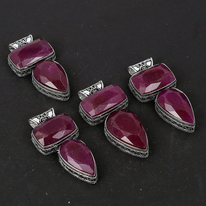 Red Ruby Gemstone Pendant