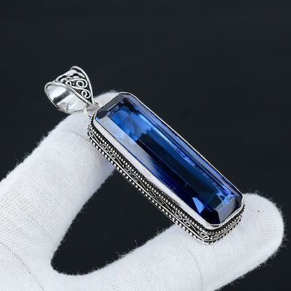 Blue Tanzanite Gemstone Pendant