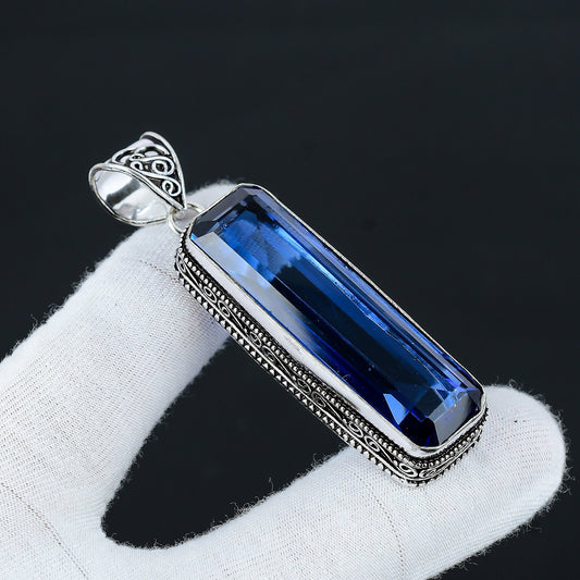 Blue Tanzanite Gemstone Pendant