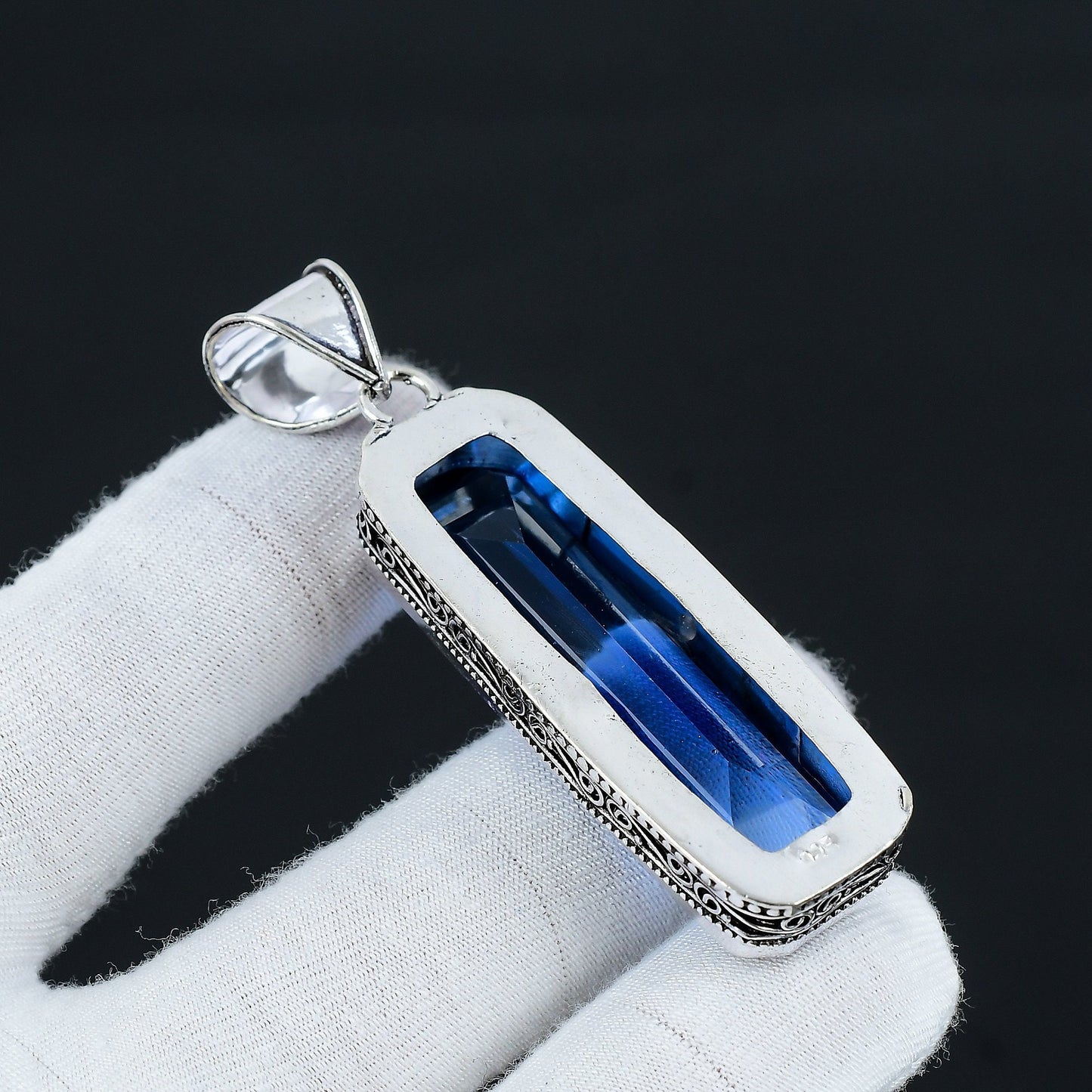 Blue Tanzanite Gemstone Pendant