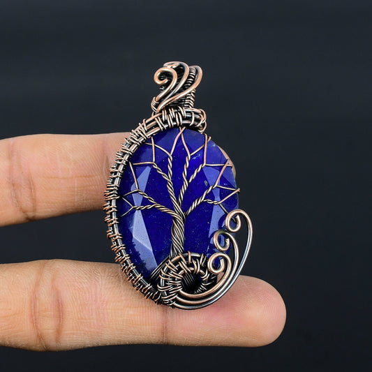 Blue Sapphire Gemstone Pendant
