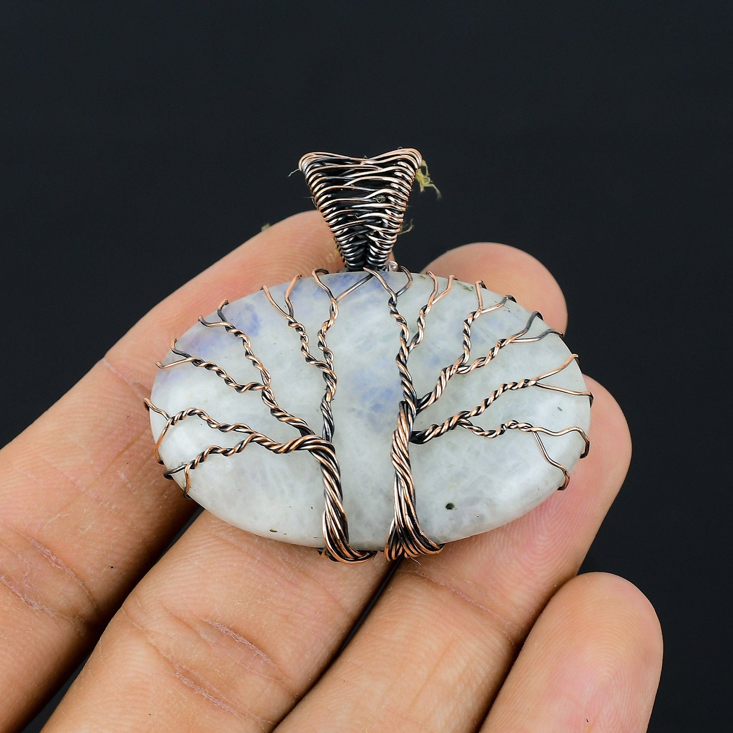 Rainbow Moonstone Gemstone Pendant
